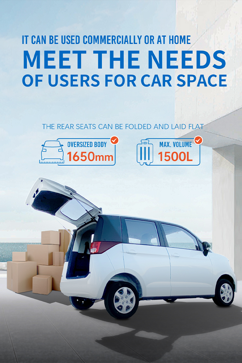 300km Long Range High Speed Blaval Mini EV Auto Electric Mini Car with Touch Screen and Maximum Torque Nm of 100-200Nm