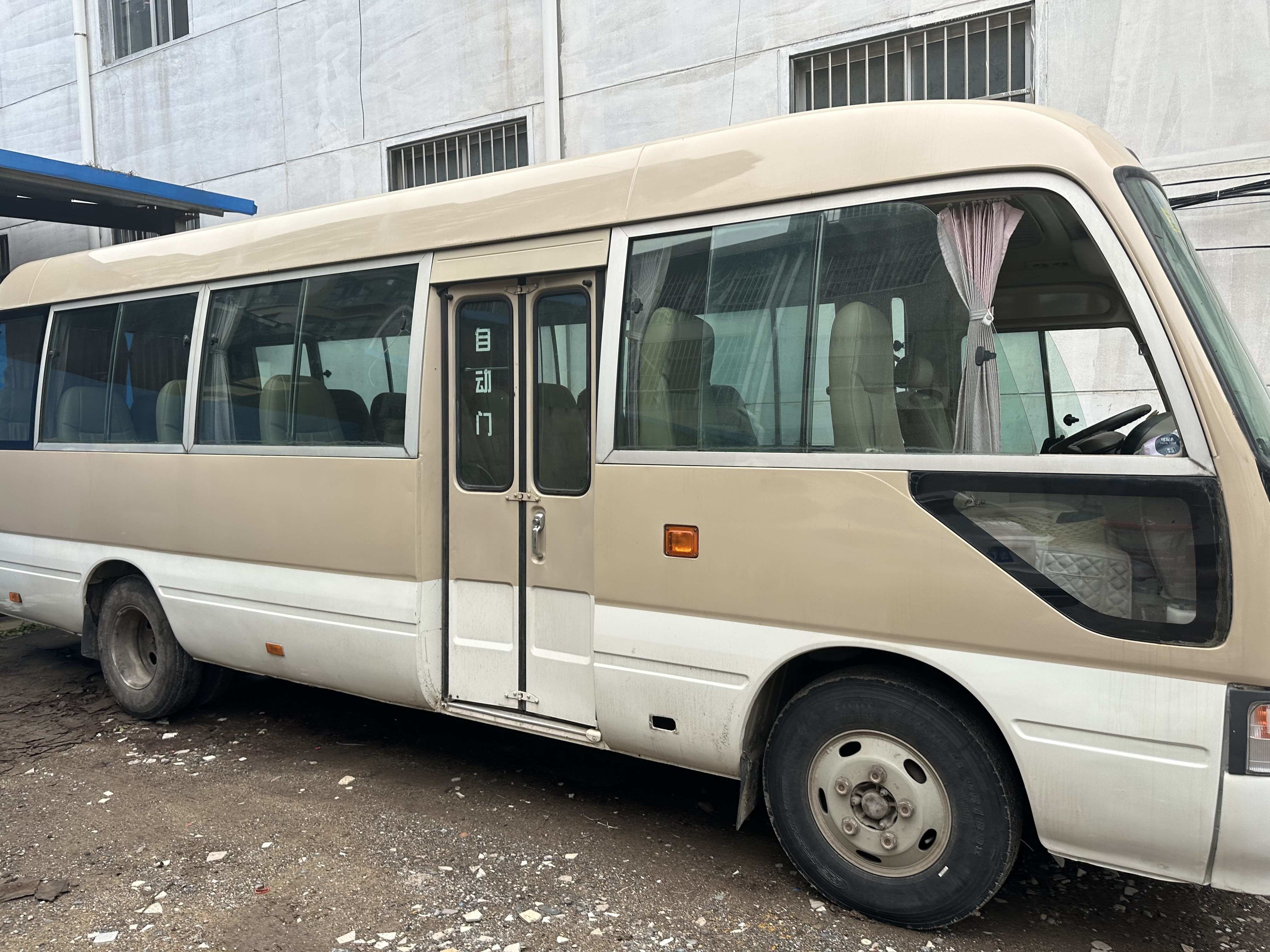 Used 21 Seats Coaster Toyota Bus Middle Sized 130km/h