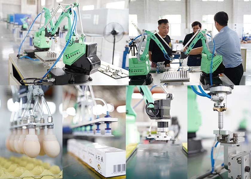 1KG Load 550mm 13kg 3 Axis Pick And Place Robotic Arm
