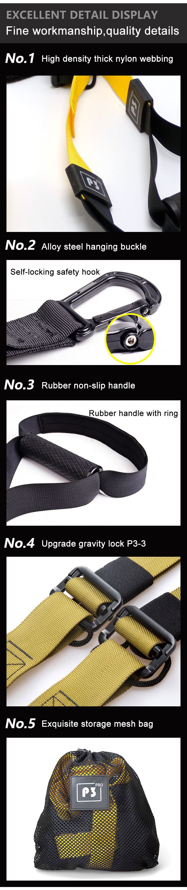 Max Loaded 400 KG Gym Workout Crossfit Exercise Pull Rope Hanging Training Nylon Resistance Band Set