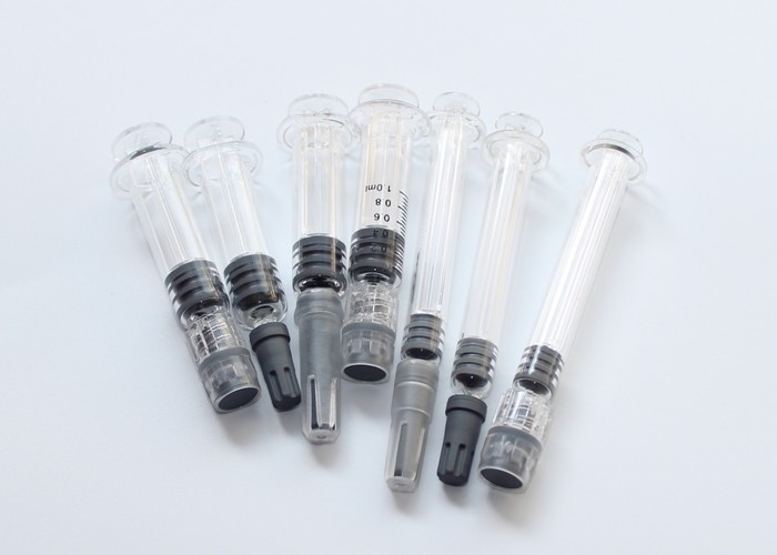 1-5ml Glass Prefilled Syringes Clear Color For Pharmaceutical And Cosmetic