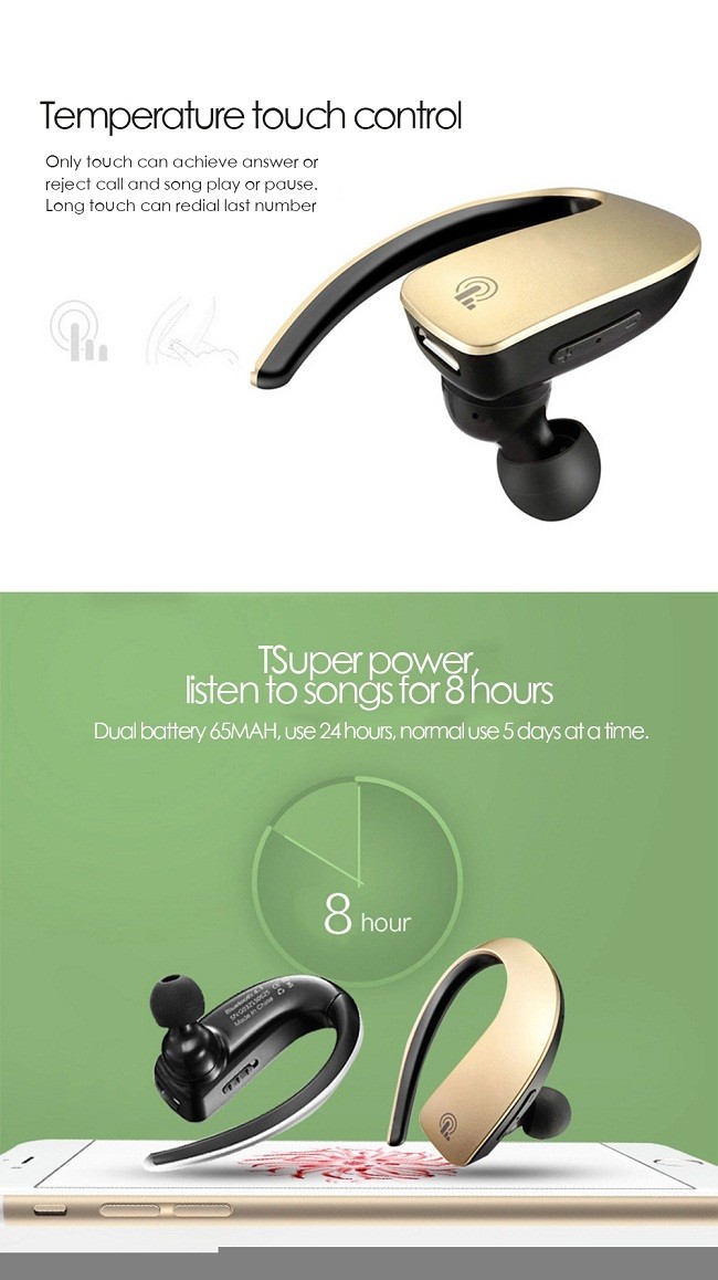 5hrs V5.0 TWS Bluetooth Earbuds Wireless Bluetooth Headset Hands Free Talking