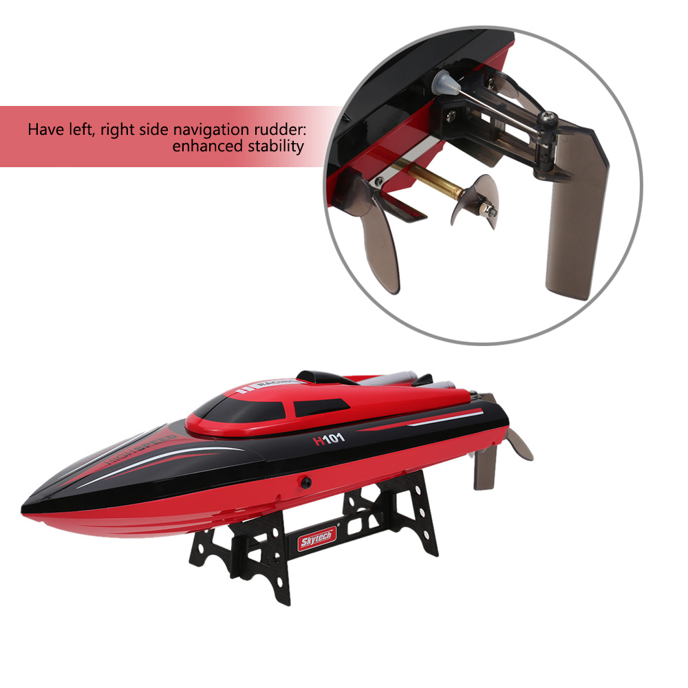 2.4Ghz 30KM/H Remote Control RC Boat Toys Unisex 180 Degree Flip