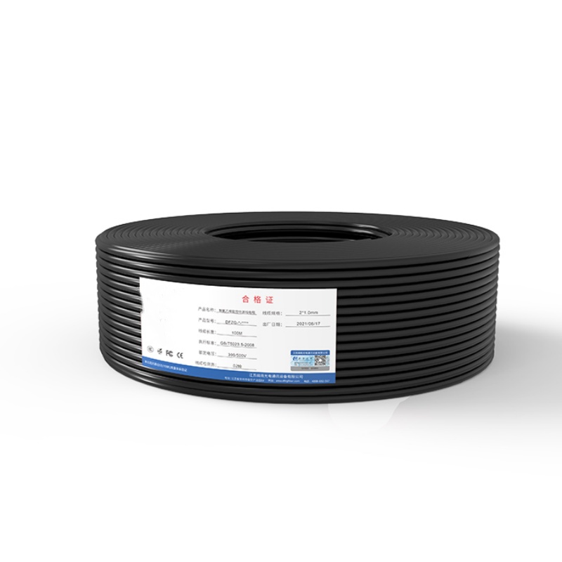 FTTH Waterproof Cable 2-core B6a2 Tight Sleeve Indoor Optical Cable with Hybrid Cable