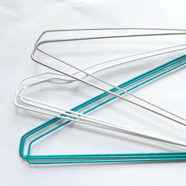 Ultimate Clean 16-inch Notched Laundry Wire Hanger - Powder Coated for Laundry