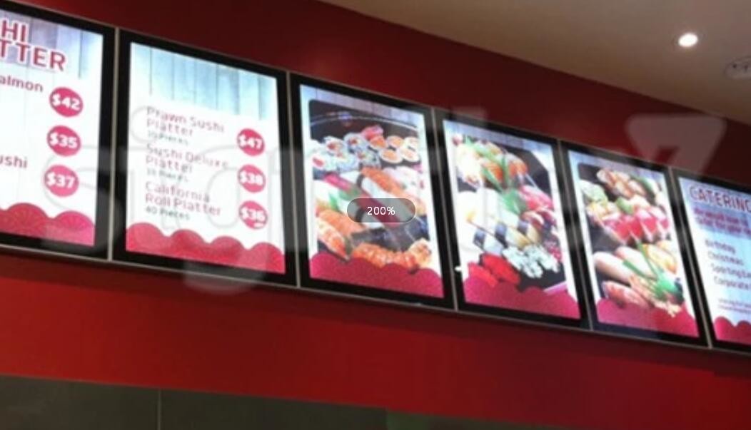 Promotion LED Light Box Display Stand High Brightness 100000 Hrs Life Span