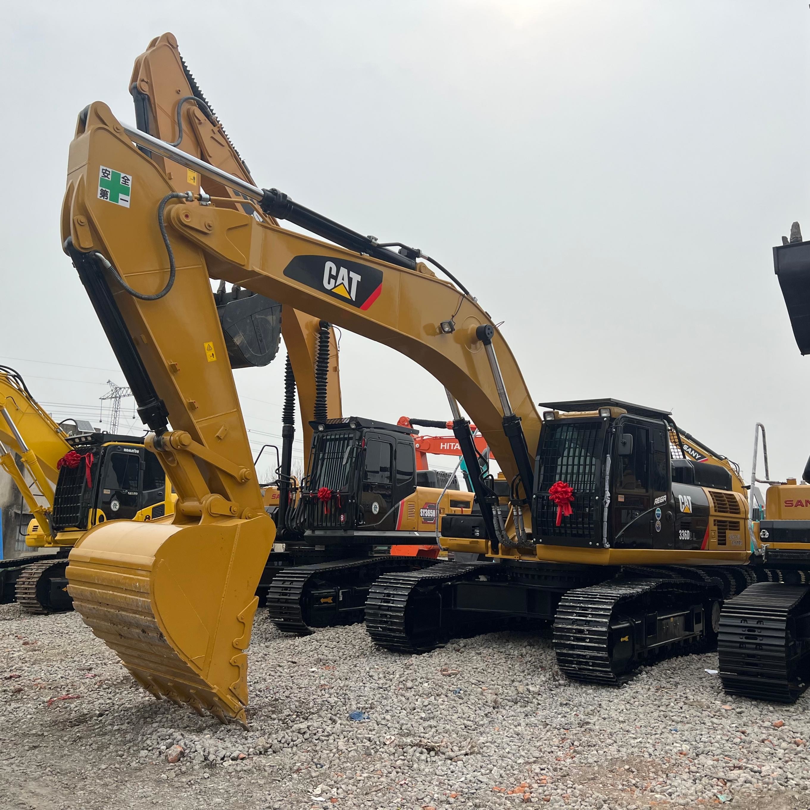 Used CAT 336D Municipal Engineering Excavators Heavy Duty 36Ton Large Machine
