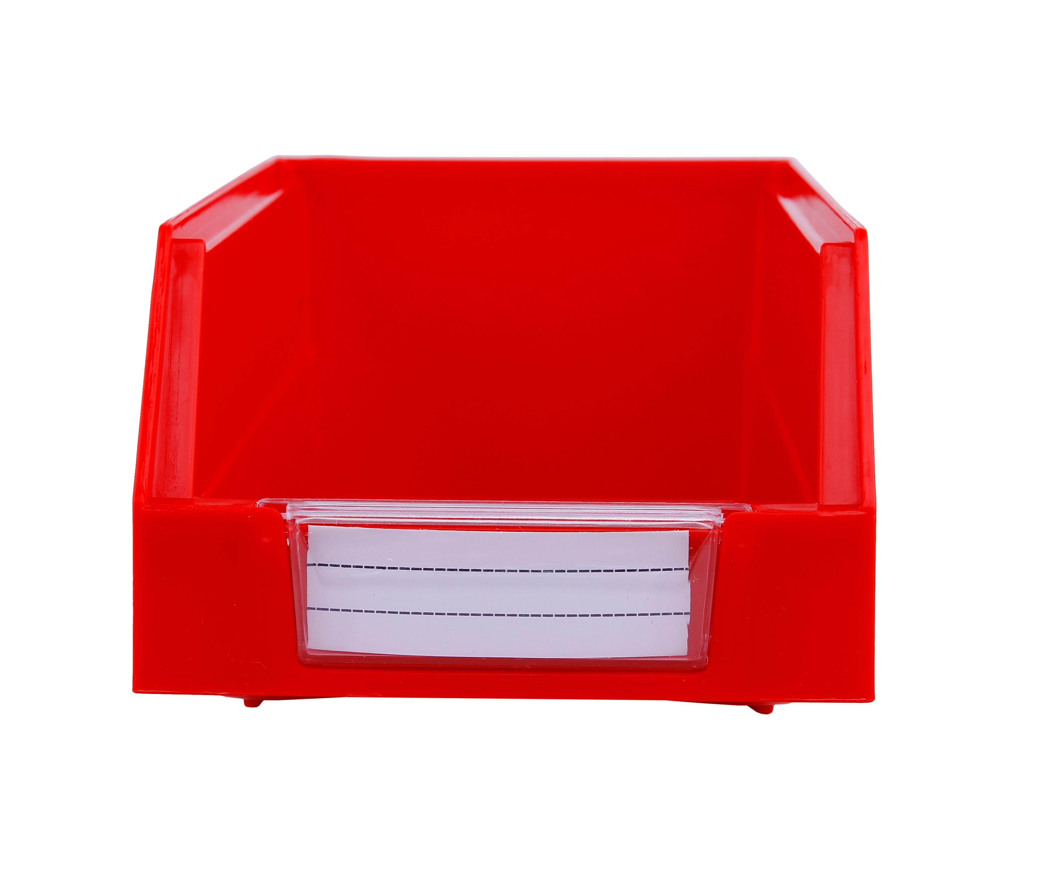 Industrial Stacking Plastic Box with Hanging Spare Parts Bins Store Customized Color