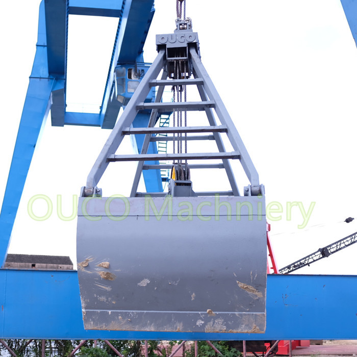 Steel Claw Grabber Bulk Cargo OUCO Mechanical Grab Bucket