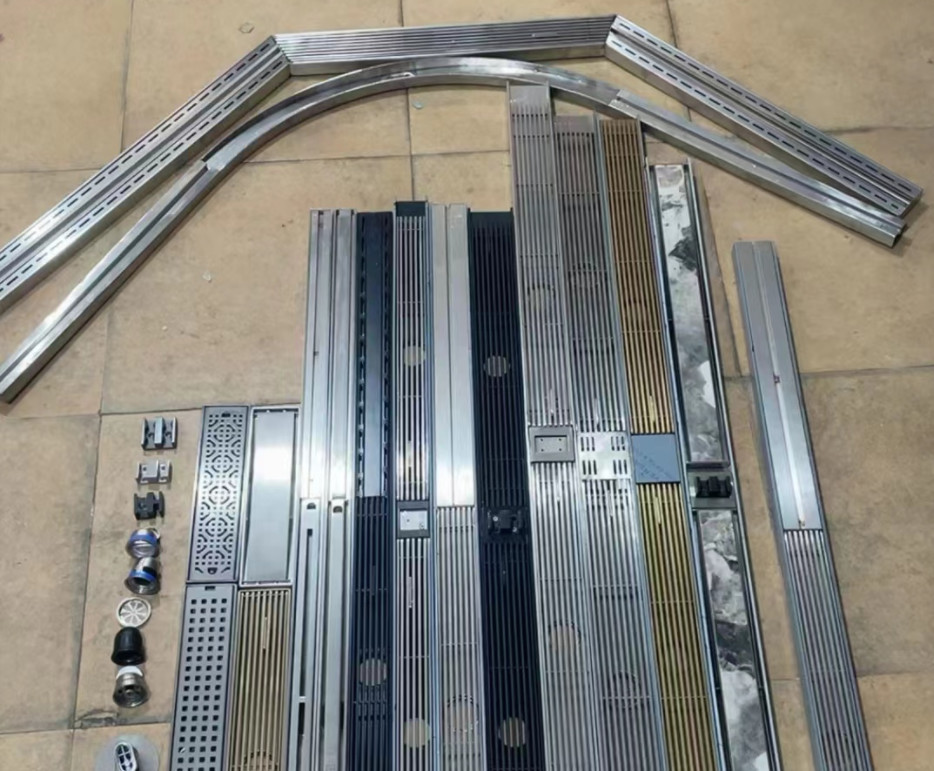 SUS304 Stainless Steel Shower Grate Customizable For Long Floor