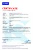 Hangzhou xili watthour meter manufacture co.,ltd Certifications