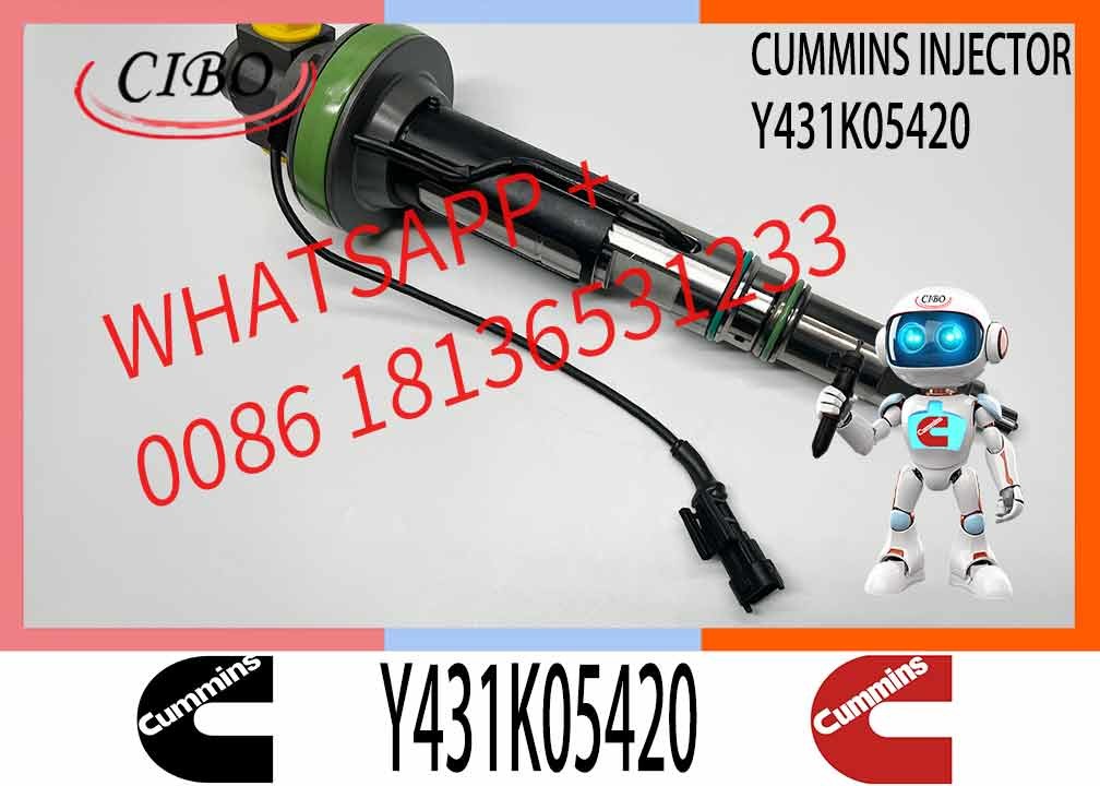 NINE Brand 100% Tested Common Rail Injector Y431K05420 Fuel Injector Y 431 K05 420