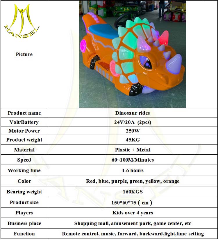Hansel kids amusement electric ride on dinsaurs walking dinosaur ride toy