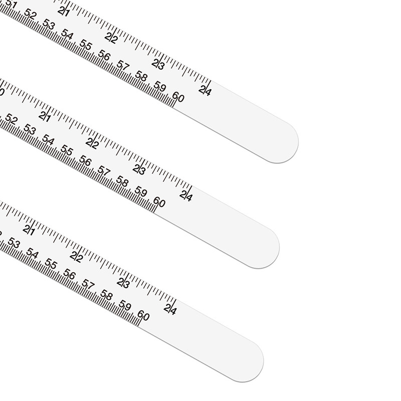 Customized Sturdy PP Plastic Head Mid Upper Arm Circumference Tape 60 Inches For Adults Measuring
