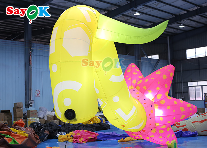 Oxford Cloth Inflatable Flower Led Inflatable Party Flower Wedding Decoration