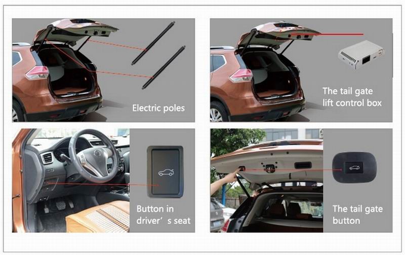 Ouchuangabo good Smart Auto Electric Tail Gate Lift for Chevrolet Malibu 2014 Height Avoid Pinch With electric suction