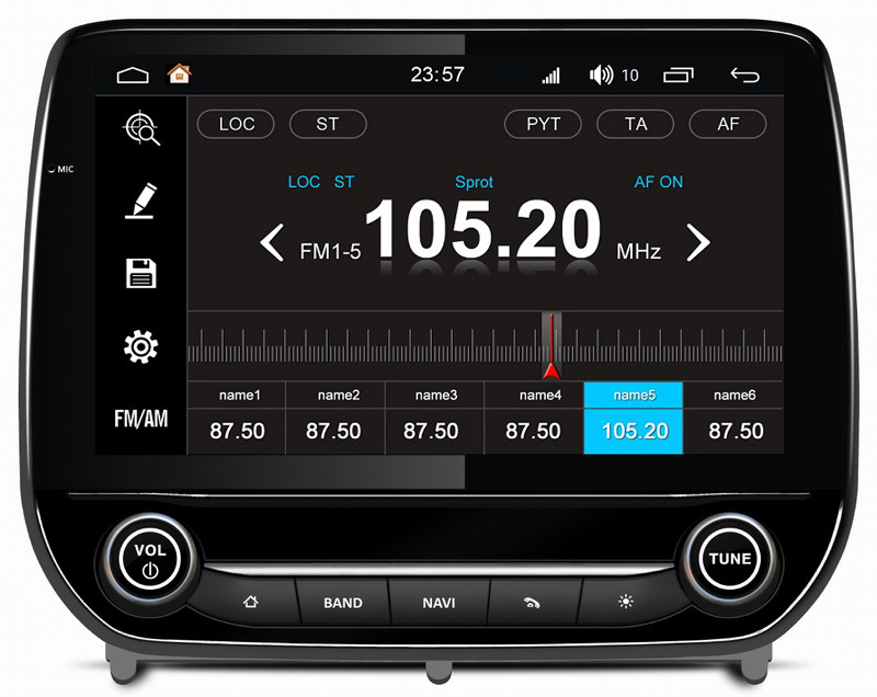 Ouchuangbo auto gps navi audio media S200 platform android 8.0 for Ford EcoSport 2018 support USB SWC AUX wifi bluetooth