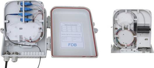 FC,SC,ST,LC optinal Safe Fiber Distribution Box ODF For Splitter Installation