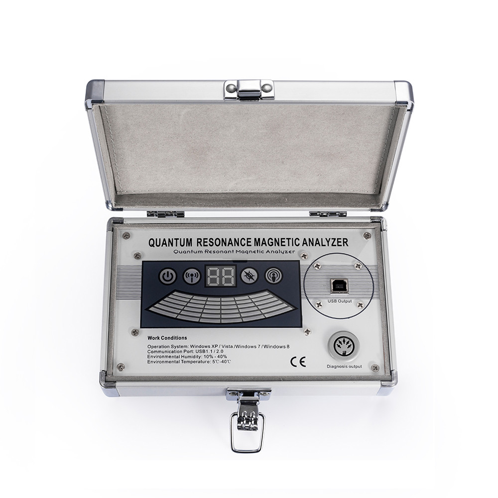 Portable Large Quantum Biofeedback Health Analyzer Machine with USB , Multi Language