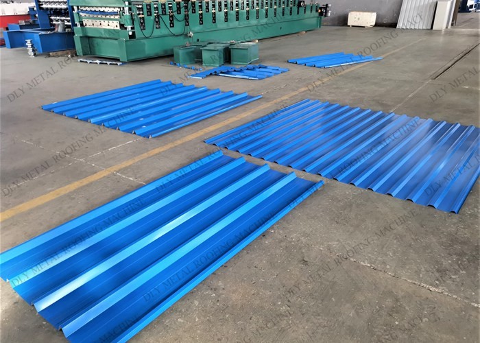 480V 10kw Steel Tile Roll Forming Machine Double Layer 10000kg