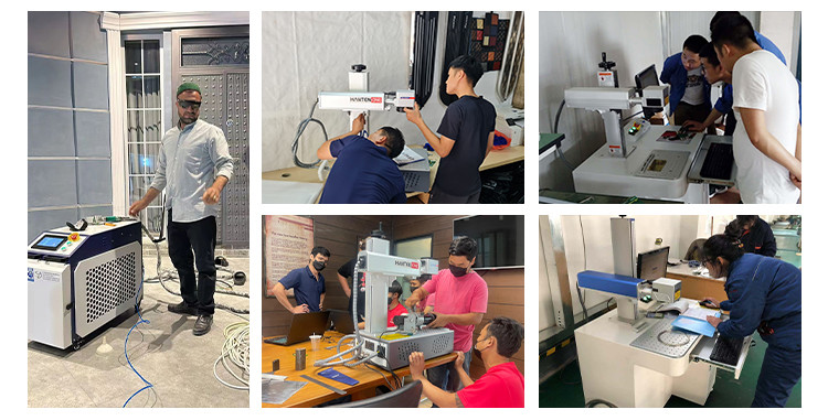 Portable Pulse Laser Cleaning Machine Backpack Handheld Removal Rust Fiber Laser Cleaning Machine for Car