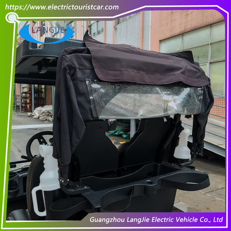 AC 2 Seater Electric Car 48 Volt Club Car Park Services Food Golf Cart For Hotel