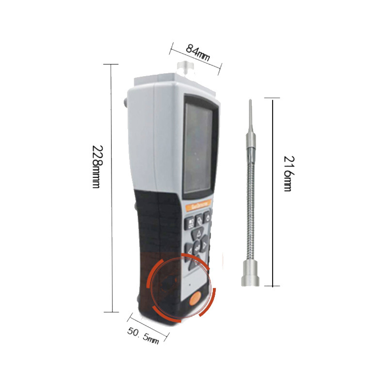 O3 Portable Single Gas Detector 20ppm Sound Alarm Gas Leak Detector