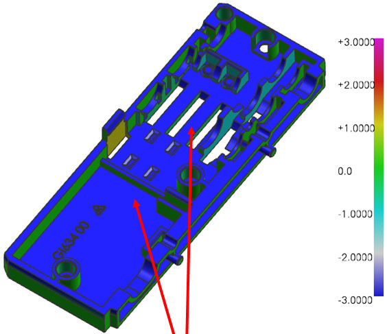 Hot Runner Two Shot Injection Molding SG1643 till SG1647 Electronic Cover PC Material