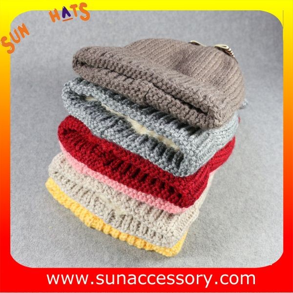 AK17023 Sun Accessory customized baby knitted beanie caps and hats with rabbit ear, ,caps in stock MOQ only 3 pcs