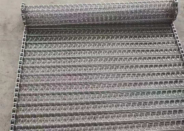 Tea Drying 310s Chain Driven Conveyor Belt 0.8mm Dia