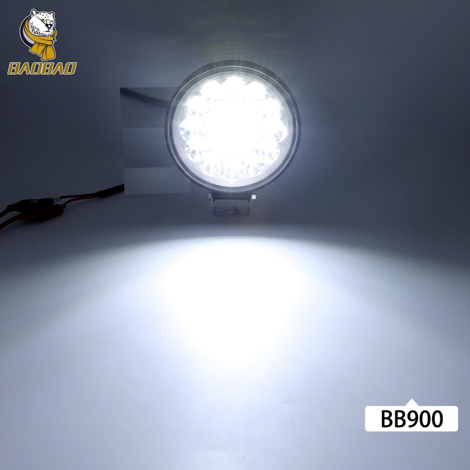 Aluminum White 24V Offroad Car Exterior Work Lights 4 Inch