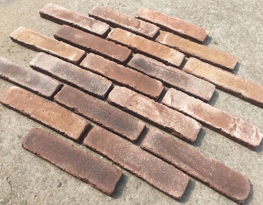 3D Brick Veneer , Indoor Brick Wall Tiles For Hospital / University with very antique type shape