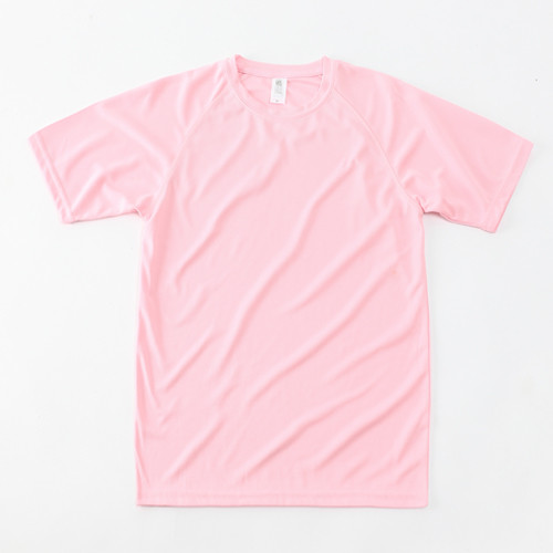 Embroidered 100% Polyester Short Sleeve Tee Shirt Machine Washable