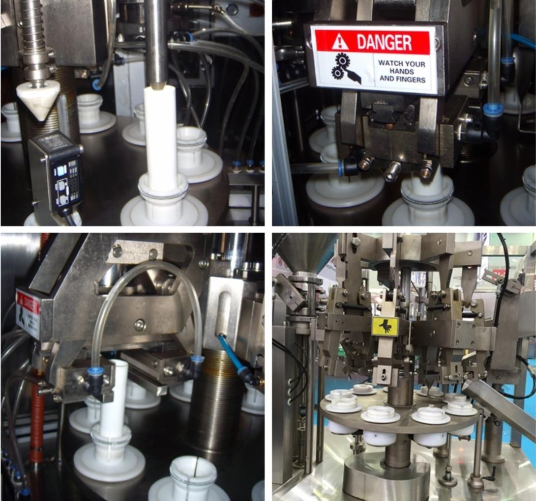 Automatic Piston Type Toothpaste Filling And Sealing Machine For Plastic Tube