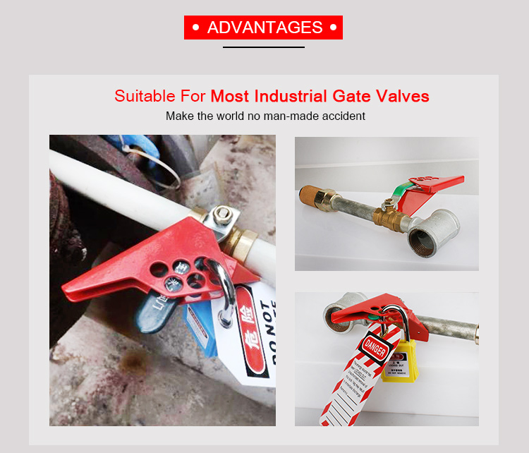 BOSHI OEM Acceptable A3 Steel Material Ball Valve Lockout Devices