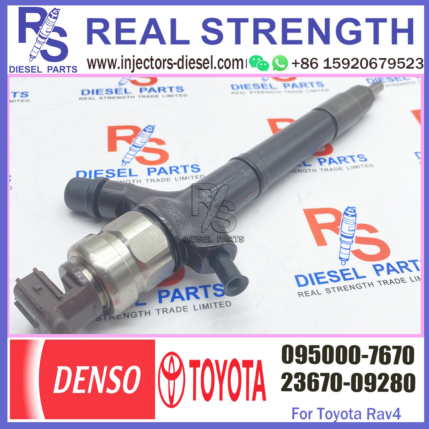 diesel fuel engine injector 095000-7670 23670-09280 for engine high pressure pump engine injection injector 095000-7670