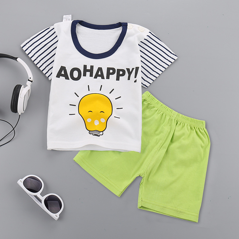 2019 Spring Newborn Baby Boy Outfits / Baby Boy Casual Wear With Pattern