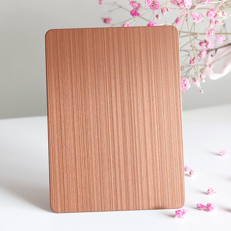 304 Stainless Steel Hairline Sheet 316 Brushed Stainless Steel Plate For Decorative Metal Panels