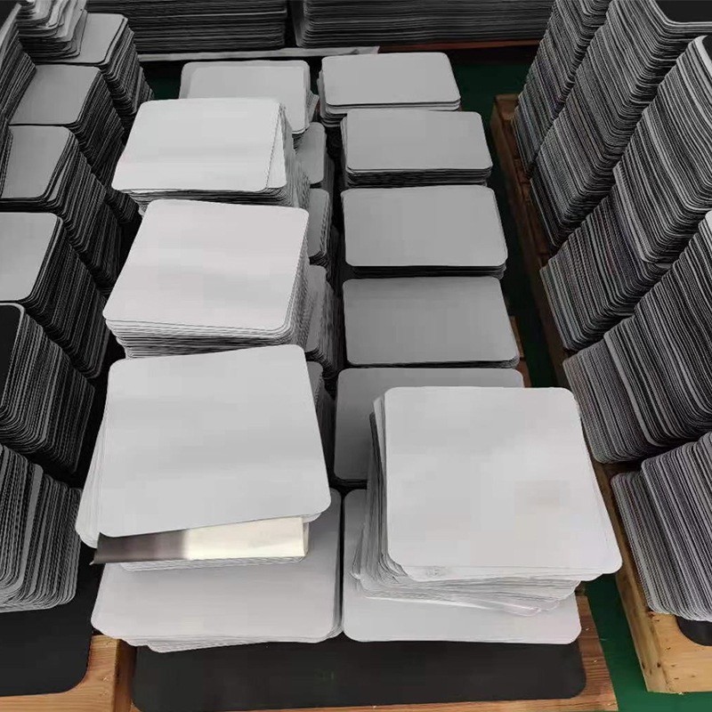 Personalized Blank White Sublimation Rubber Mousepad For Sublimation Heat Transfer Printing