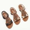 Buy cheap BS175 Fashion Sandals Women'S European And American Rhinestone Cross Strap Back from wholesalers