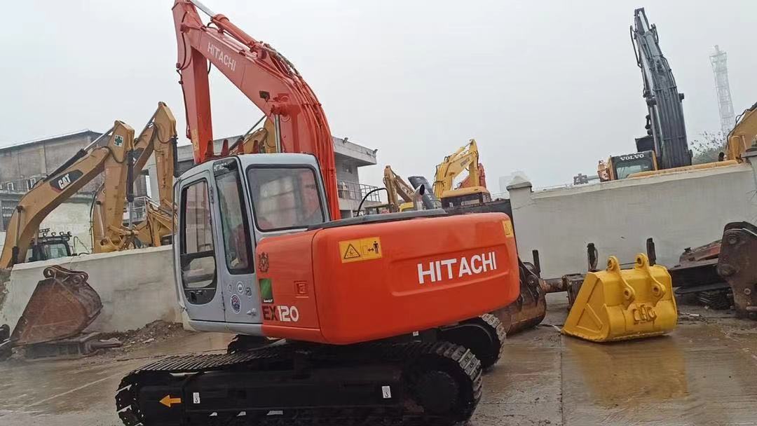 12 Tons Small Used Hitachi Zx120 Backhoe Excavator with ORIGINAL Hydraulic Cylinder