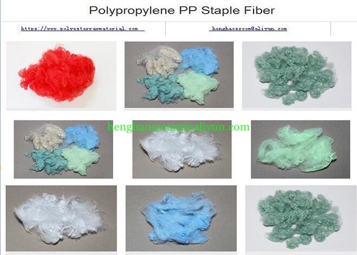 7D Polypropylene Staple Fiber For Geotextile Filling Material Spinning Non Woven Fabric