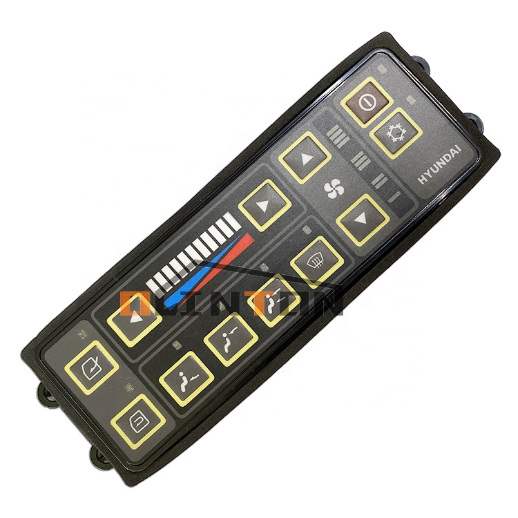 Support OEM R210-7 Excavator AC Control Panel 11N6-90031 Throttle Knob Switch Box 21N8-20506