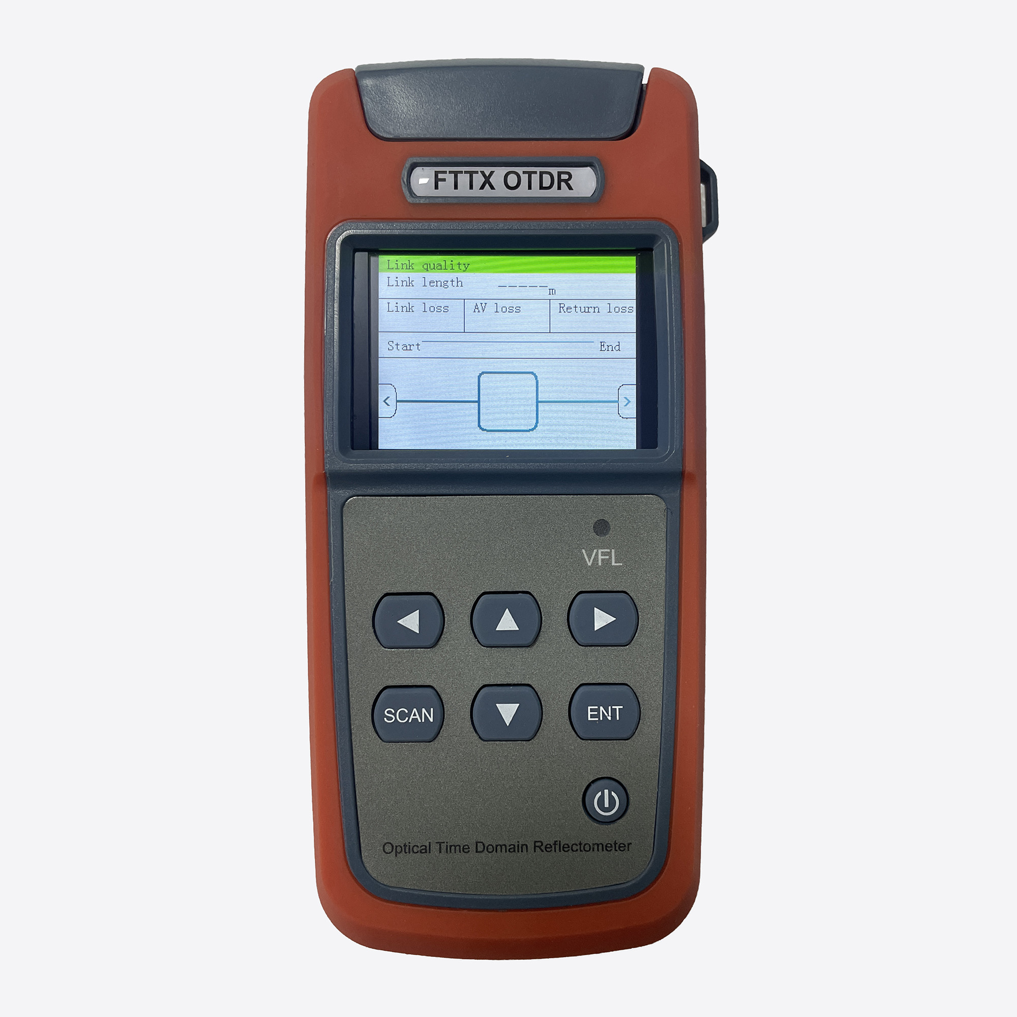 FTTX Mini OTDR Optical Time Domain Reflectometer 2.6 Inch Screen Fiber Optic OTDR