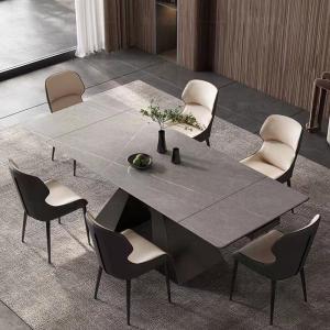 Buy cheap Luxurious Square Extendable Dining Room Table Rectangle 4 10 Seater product