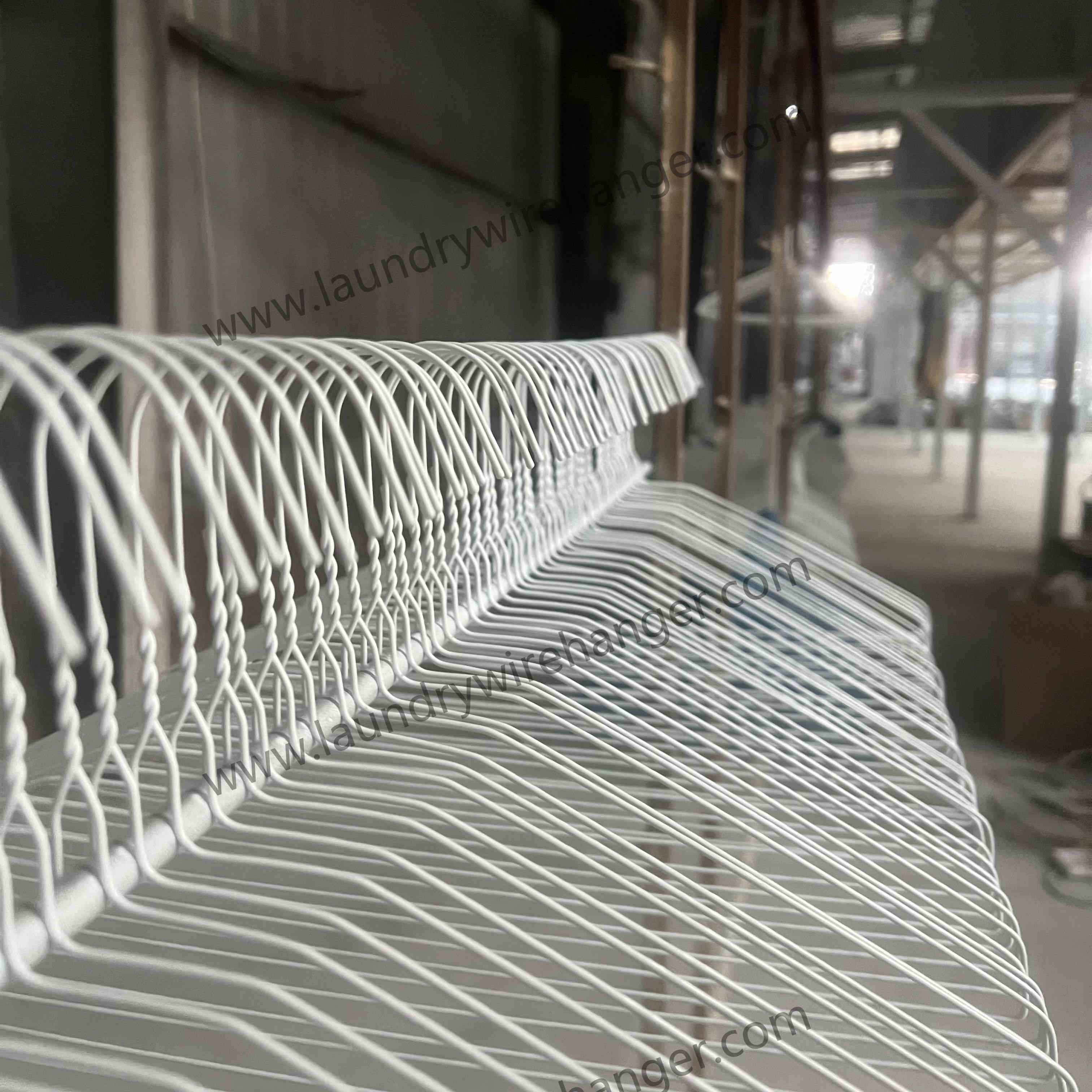 16inch Disposable Wire Shirt Hangers For Dry Cleaners
