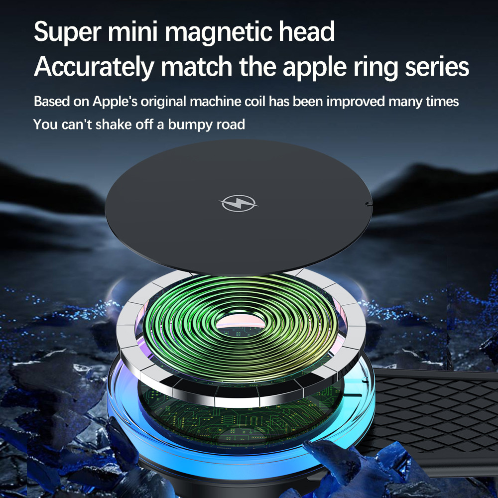 Magnetic Suction Type Vehicle-Mounted Wireless Charger for Stable Charging on the Go