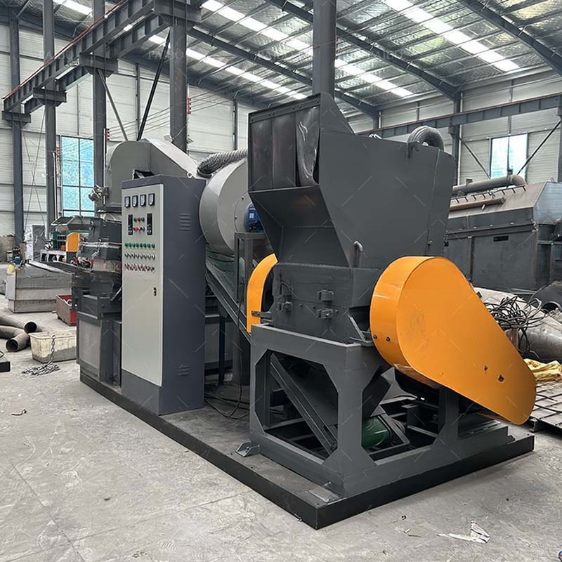 Scrap Copper Cable Crusher and Separator Function 1 Waste Wire Recycling Machine Line