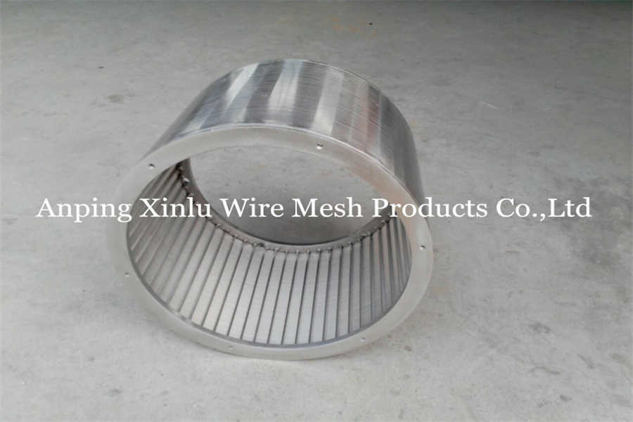 Wedge Wire Wrapped Screen Cone Drum Johnson Wire Filter Basket Rotary Drum Screen
