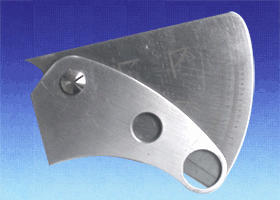 Stainless Steel X-Ray Flaw Detector Bridge Cam Type Master Fillet Weld Gauge